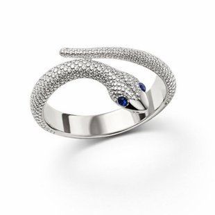 Кольцо серебряное Змея с фианитами Silver Style 17 р. (11565.10 sku:2300104138820) 11565.10 фото