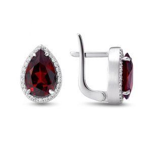 Серьги серебряные с фианитами Silver Style (247836.69 sku:2300104015534) 247836.69 фото
