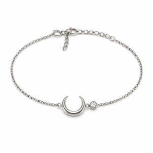 Браслет серебряный фантазия с фианитами Silver Style 16-20 р. (80981.30 sku:2300104056728) 80981.30 фото