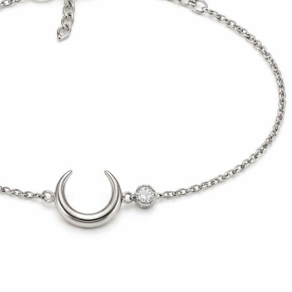 Браслет срібний фантазія з фіанітами Silver Style 16-20 р. (80981.30 sku:2300104056605) 80981.30 фото