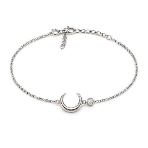 Браслет срібний фантазія з фіанітами Silver Style 16-20 р. (80981.30 sku:2300104056605) 80981.30 фото