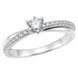 Кольцо серебряное фантазия с россыпью Silver Style 19 р. (10591.40 sku:2300104069858) 10591.40 фото 2