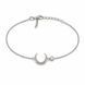Браслет срібний фантазія з фіанітами Silver Style 16-20 р. (80981.30 sku:2300104056605) 80981.30 фото 1