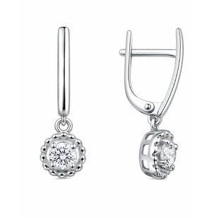 Серьги серебряные Фантазия с фианитами Silver Style (22991.40 sku:2300104181987) 22991.40 фото