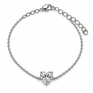 Браслет серебряный фантазия с фианитами Silver Style 15-19 р. (80891.77 sku:2300104112936) 80891.77 фото