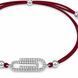 Браслет на нити шамбола Скрепка с фианитами Silver Style 15-20 р. (803146.10 sku:2300104215484) 803146.10 фото 3