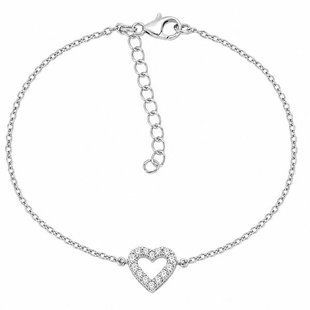 Браслет срібний фантазія з фіанітами Silver Style 16-20 р. (82541.12 sku:2300104398774) 82541.12 фото