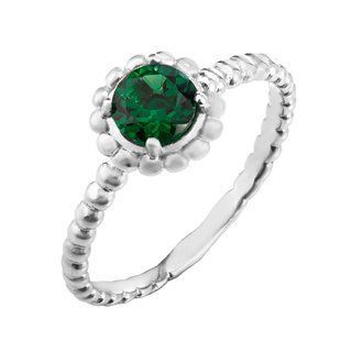 Кольцо серебряное с фианитом Silver Style 17.5 р. (10304.50 sku:2300102494874) 10304.50 фото