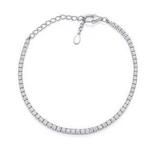 Браслет серебряный Тенисный с фианитами Silver Style 15 р. (550095/1б sku:4200012025107) 550095/1б фото
