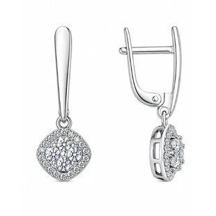 Серьги серебряные Фантазия с фианитами Silver Style (23521.20 sku:2300103824595) 23521.20 фото