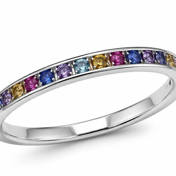 Кольцо серебряное дорожка с фианитами Silver Style 16.5 р. (100932.12 sku:2300103609598) 100932.12 фото