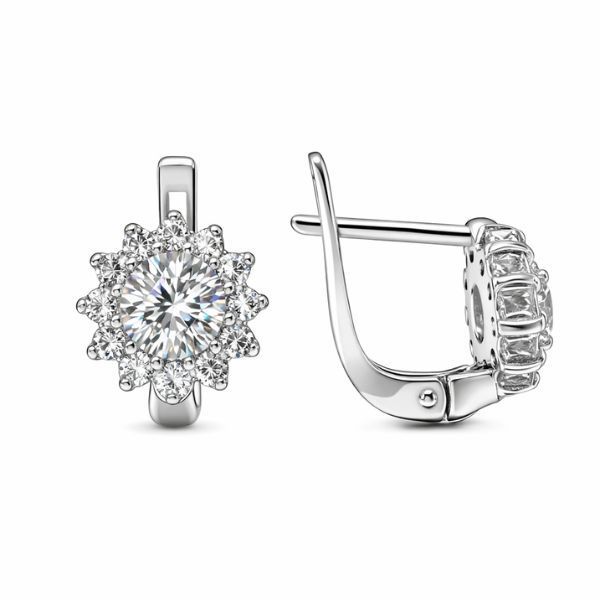 Сережки срібні Фантазія з фіанітами Silver Style (21131.50 sku:2300102867609) 21131.50 фото