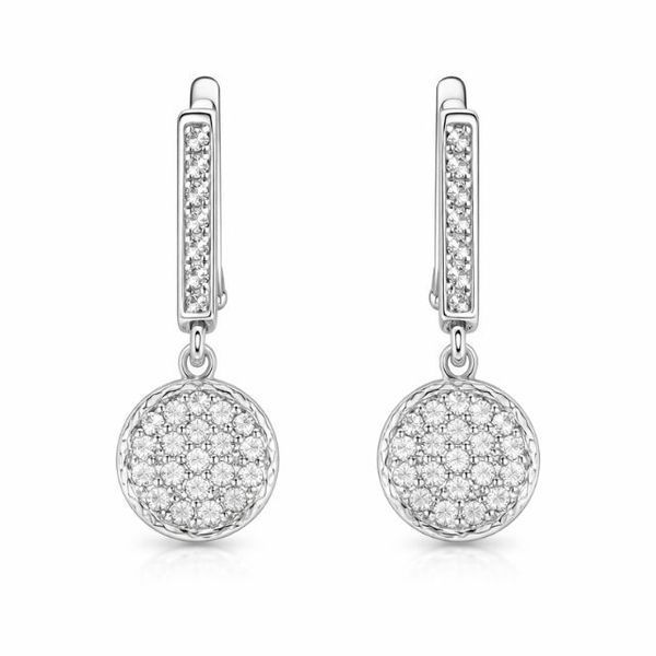 Сережки срібні Фантазія з фіанітами Silver Style (21561.12 sku:2300103302345) 21561.12 фото
