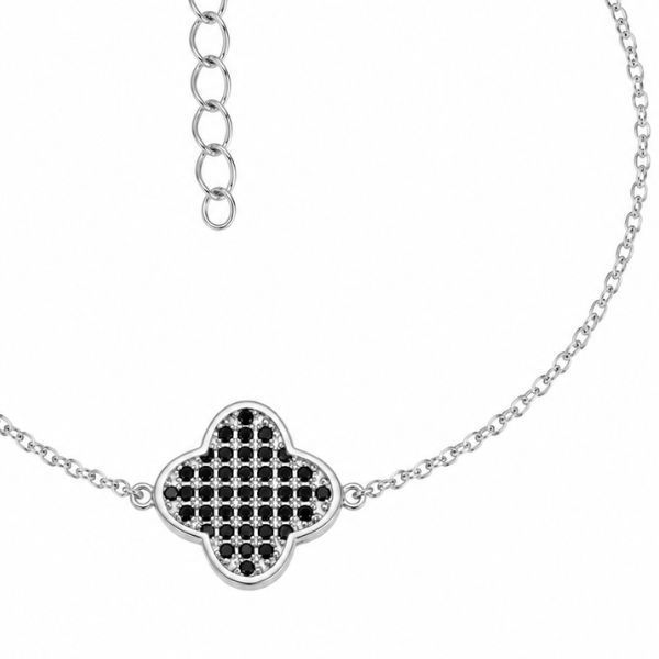 Браслет срібний фантазія з фіанітами Silver Style 16-20 р. (82582.10 sku:2300104398507) 82582.10 фото