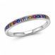 Кольцо серебряное дорожка с фианитами Silver Style 16.5 р. (100932.12 sku:2300103609598) 100932.12 фото 1