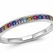 Кольцо серебряное дорожка с фианитами Silver Style 16.5 р. (100932.12 sku:2300103609598) 100932.12 фото 2