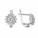 Сережки срібні Фантазія з фіанітами Silver Style (21131.50 sku:2300102867609) 21131.50 фото 2