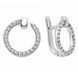 Серьги серебряные Фантазия с фианитами Silver Style (23721.10 sku:2300104270803) 23721.10 фото 1