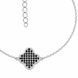 Браслет срібний фантазія з фіанітами Silver Style 16-20 р. (82582.10 sku:2300104398507) 82582.10 фото 2