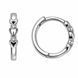 Серьги-кольца (конго) серебряные с фианитами Silver Style (24821.17 sku:2300104101848) 24821.17 фото 1