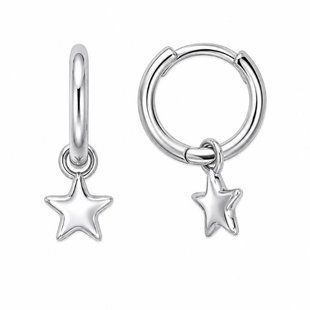 Сережки-кільця (конго) срібні без каменів Silver Style (25520.00 sku:2300104117658) 25520.00 фото