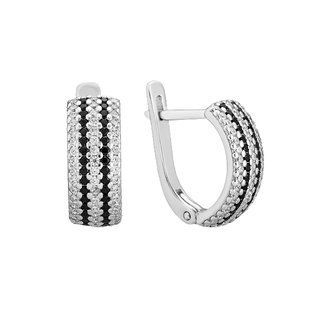 Серьги серебряные дорожка с фианитами Silver Style (20413.10 sku:2300104272401) 20413.10 фото