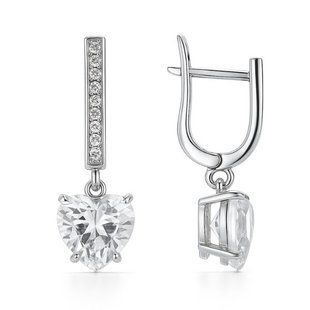 Серьги серебряные Фантазия с фианитами Silver Style (25441.77 sku:2300104190569) 25441.77 фото