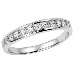 Каблучка срібна доріжка з фіанітами Silver Style 19 р. (11101.20 sku:2300104264628) 11101.20 фото