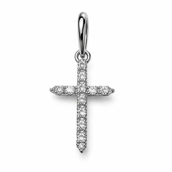 Хрестик срібний з фіанітами Silver Style (40841.17 sku:2300104078140) 40841.17 фото