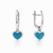 Серьги серебряные Сердце с эмалью Silver Style (217838.00 sku:2300103815500) 217838.00 фото 2