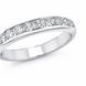 Каблучка срібна доріжка з фіанітами Silver Style 19 р. (11101.20 sku:2300102694786) 11101.20 фото 2