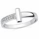 Каблучка срібна фантазія з фіанітами Silver Style 17 р. (11441.12 sku:2300103935758) 11441.12 фото 1