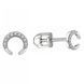 Серьги-пусеты (гвоздики) серебряные с фианитами Silver Style (30721.12 sku:2300104197575) 30721.12 фото 1