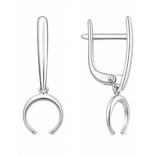Серьги серебряные Фантазия с фианитами Silver Style (23600.00 sku:2300104198770) 23600.00 фото