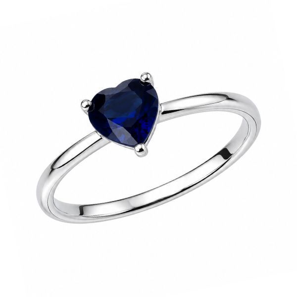 Каблучка срібна Серце з фіанітом Silver Style 17.5 р. (11685.66 sku:2300104260637) 11685.66 фото