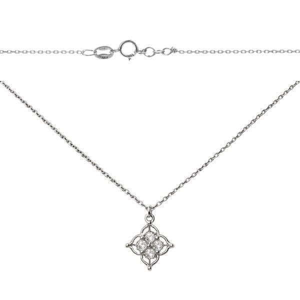 Кольє срібне Фантазія з фіанітами Silver Style 40-45 р. (90281.25 sku:2300104140731) 90281.25 фото