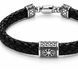 Браслет кожаный со вставками серебра Silver Style 21 р. (819326.10 sku:2300104127930) 819326.10 фото 2