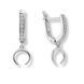 Серьги серебряные Лунница с фианитами Silver Style (22171.12 sku:2300103915101) 22171.12 фото 1