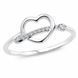 Каблучка срібна фантазія з фіанітами Silver Style 17.5 р. (11551.10 sku:2300103858415) 11551.10 фото 1
