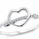 Каблучка срібна фантазія з фіанітами Silver Style 17.5 р. (11551.10 sku:2300103858415) 11551.10 фото 2