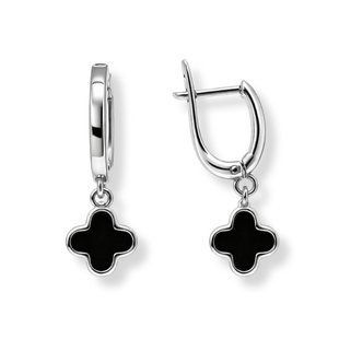 Серьги серебряные Клевер с эмалью Silver Style (221321.00 sku:2300104129545) 221321.00 фото