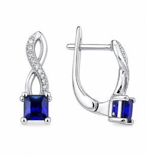 Сережки срібні Фантазія з фіанітами Silver Style (24195.44 sku:2300103961443) 24195.44 фото