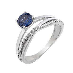 Кольцо серебряное с фианитами Silver Style 17 р. (10635.50 sku:2300102879121) 10635.50 фото