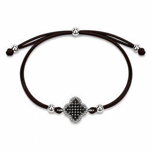 Браслет на нити шамбола Клевер Silver Style 15-20 р. (80352.47.10 sku:2300104305901) 80352.47.10 фото