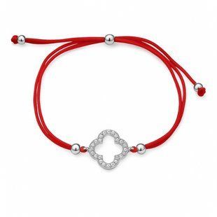 Браслет на нити шамбола Фантазия с фианитами Silver Style 15-20 р. (80011.12 sku:2300104268039) 80011.12 фото