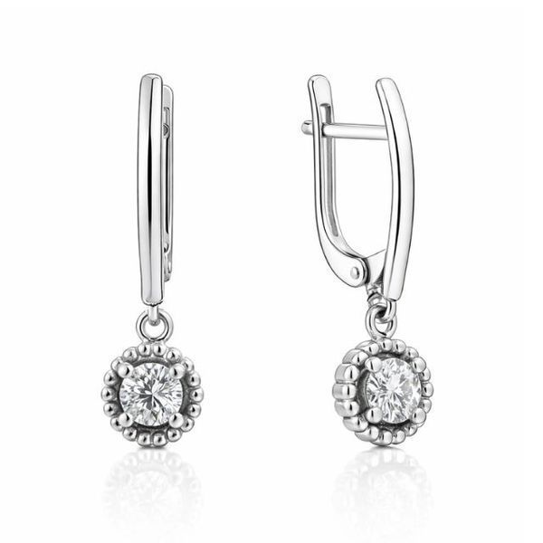 Серьги серебряные Фантазия с фианитами Silver Style (22811.40 sku:2300103551118) 22811.40 фото