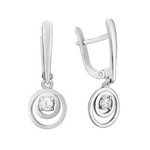 Серьги серебряные фантазия с фианитами Silver Style (21991.30 sku:2300104050788) 21991.30 фото