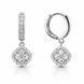 Сережки-кільця (конго) срібні фантазія з розсипом Silver Style (22581.20 sku:2300103321445) 22581.20 фото 2
