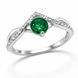 Кольцо серебряное фантазия с фианитами Silver Style 17.5 р. (10404.50 sku:2300103175710) 10404.50 фото 2
