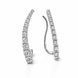 Сережки-кафи срібні фантазія з фіанітами Silver Style (23901.30 sku:2300103759439) 23901.30 фото 1